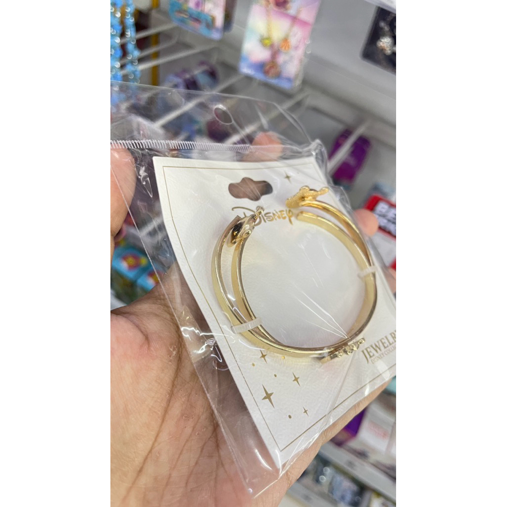 (Isi 2 Pcs) Disney Gelang Mr.diy gold - Gelang Mr.Diy disney anti karat