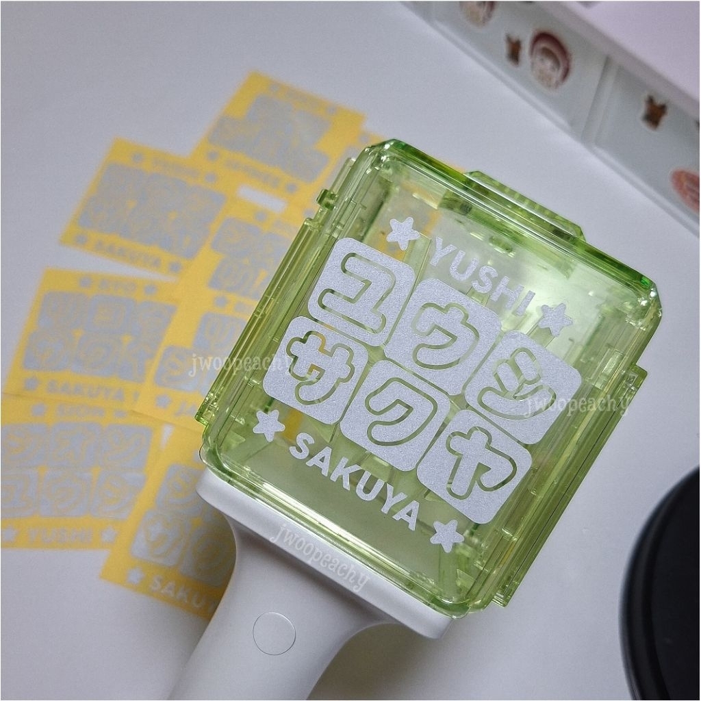 NCT WISH LIGHTSTICK DECO STICKER REFLECTIVE