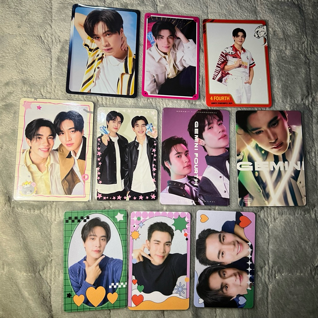 [OFFICIAL] Gemini Fourth Collectible Card Photocard GMMTV - PC MBOX / Starlympics 2024 / Happy Weeke