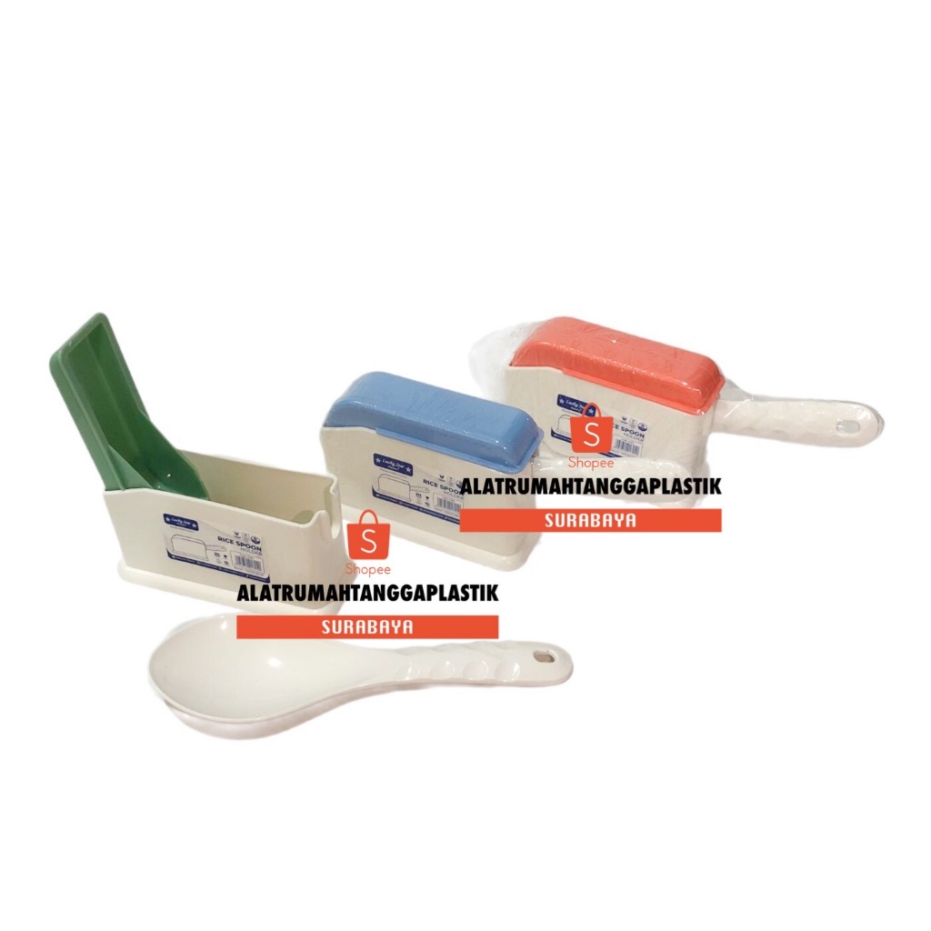 1pc Tempat Entong Nasi Plastik / Tempat Centong Nasi Plastik / Rice Spoon Holder / Tempat Entong Luc