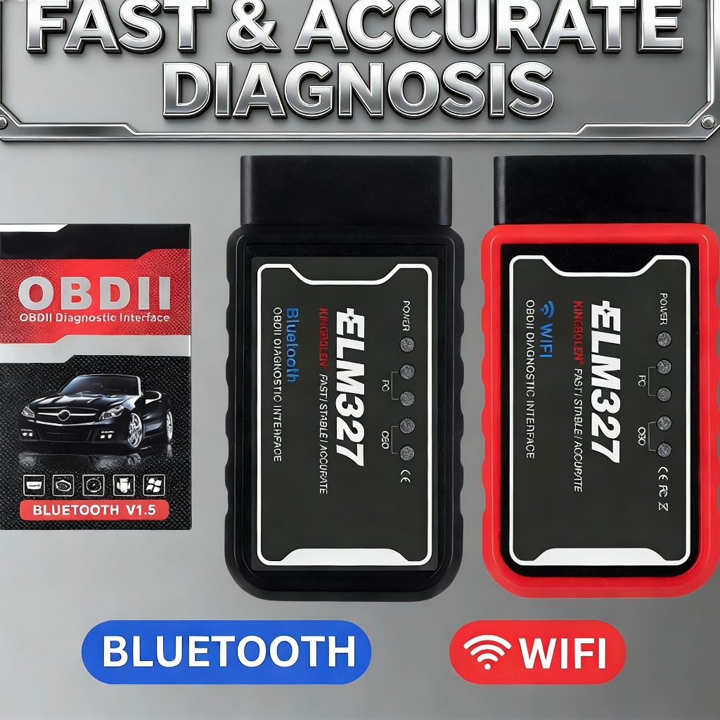KINGBOLEN ELM327 OBD2 Car Diagnostic Scanner Bluetooth/WIFI