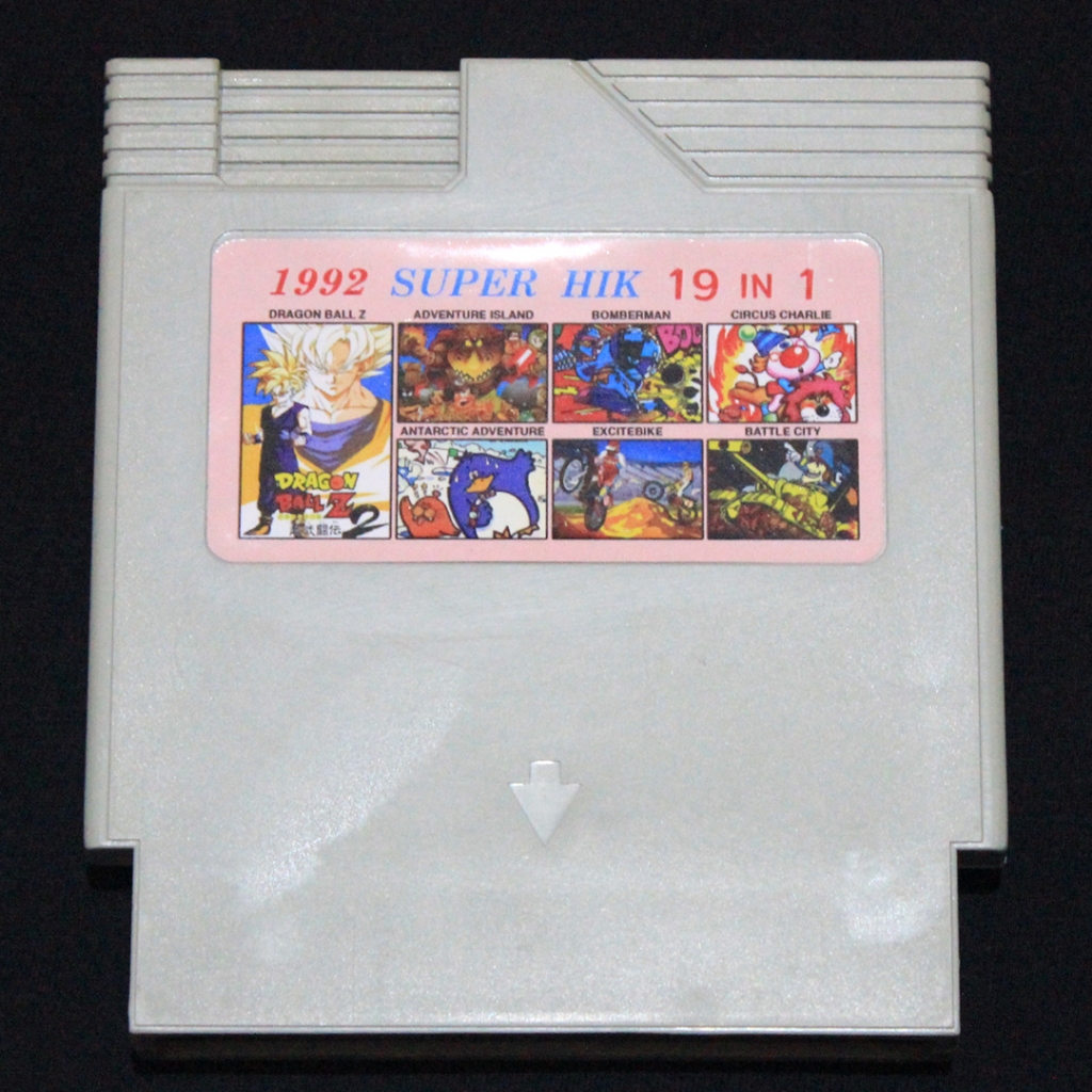 Kaset Nintendo Vcom 19 in 1 DBZ Multi Game 8 Bit 72 Pin Tested Normal Jadul Nostalgia 90an