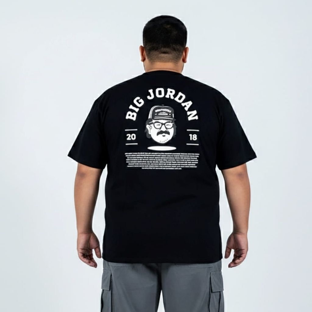 Big Jordan Kaos Sablon Jumbo Pria Wanita xxxl xxxxl Kaos Polos Big Size Original 5xl 6xl 7xl 8xl