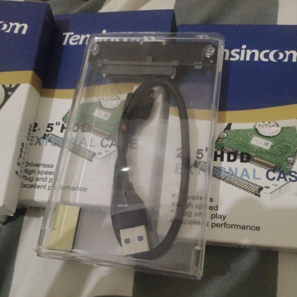 enclosure casing harddisk & ssd eksternal usb 3.0/type c 2.5inch