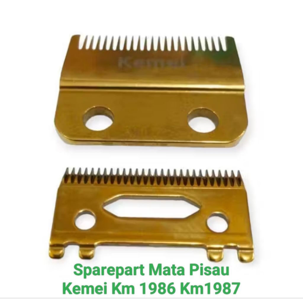 Mata Pisau Kemei Cadangan Spare part Ori  Murah Kemei 1986 Gold