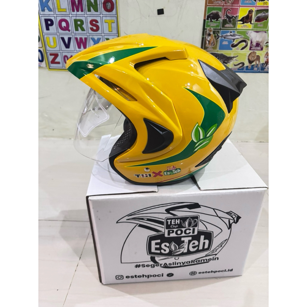 HELM THI MOTIF ES TEH POCI ORIGINAL BRAND NEW