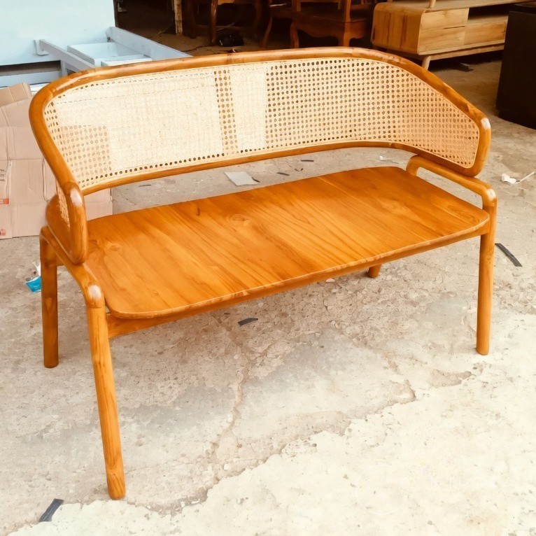 KURSI RETRO CLEOPATRA KURSI TAMU SET MINIMALIS / KURSI SOFA RUANG TAMU MINIMALIS JATI ROTAN