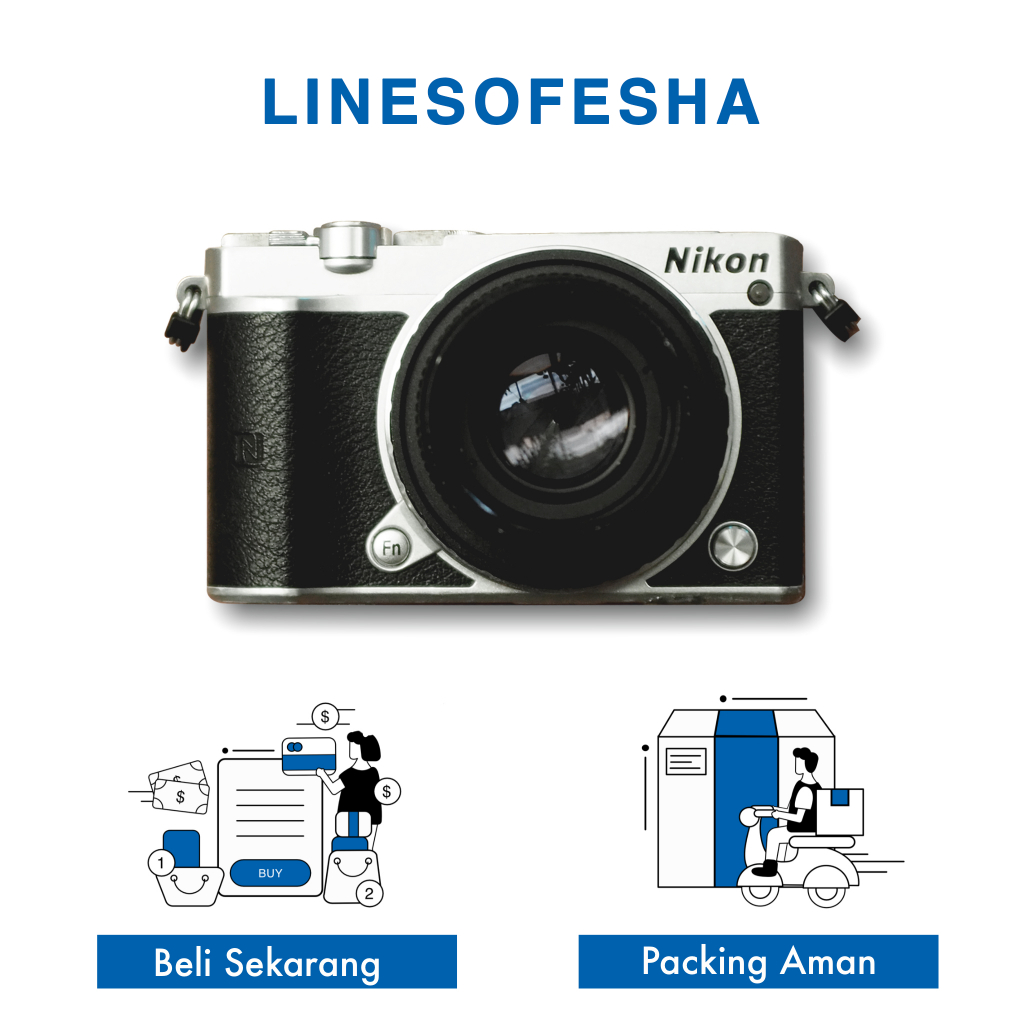 Nikon 1 J5 + Lensa Fujian 35mm f1.7 Kamera Mirrorless Nikon