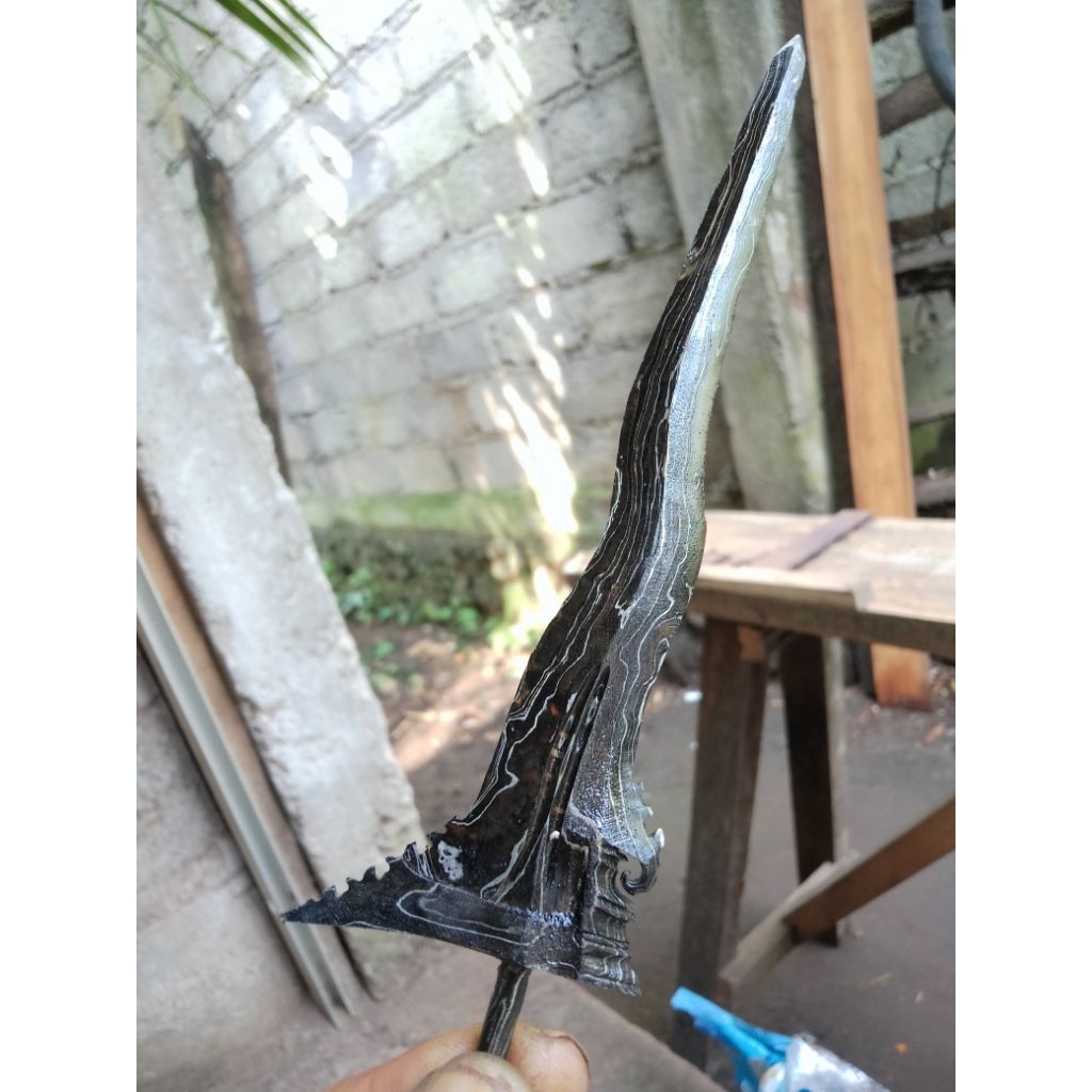 bilah keris bali 15 cm luk 3 (s2)