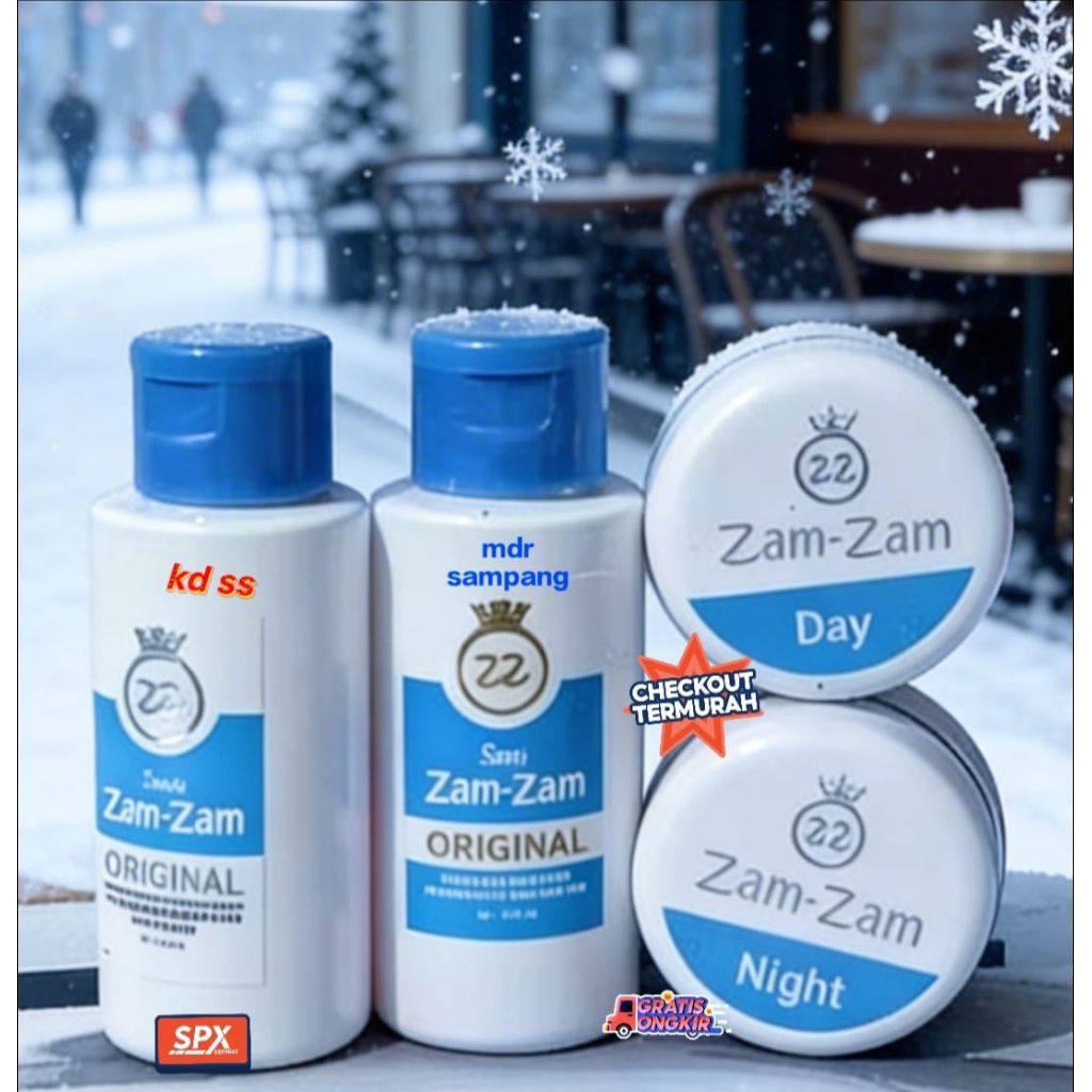 ljk skincare biru & pink 1 paket 4 pcs