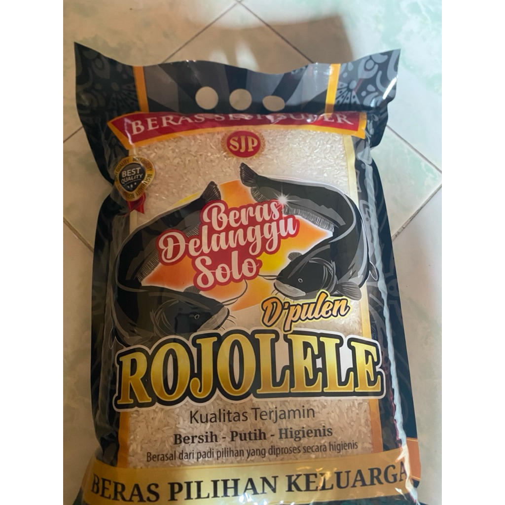 Beras Pulen Rojolele Hitam 5KG - Pulen, Bersih, Tanpa Bahan Berbahaya