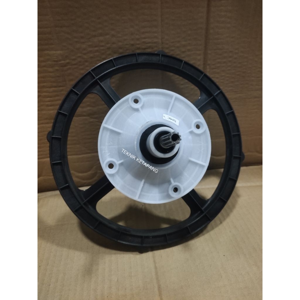 GEARBOX+PULLY MESIN CUCI 2 TABUNG SHARP 6 KG 7 KG GRA MESIN CUCI SHARP 1 SET