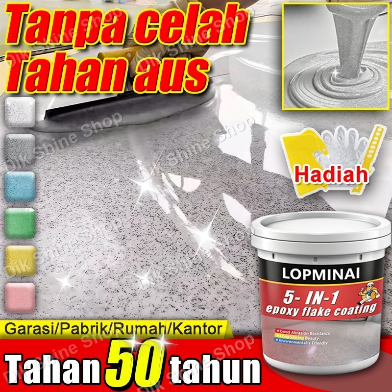 Cat epoxy lantai  Cat lantai kamar mandi Cat tekstur pasir Anti tekanan tahan aus