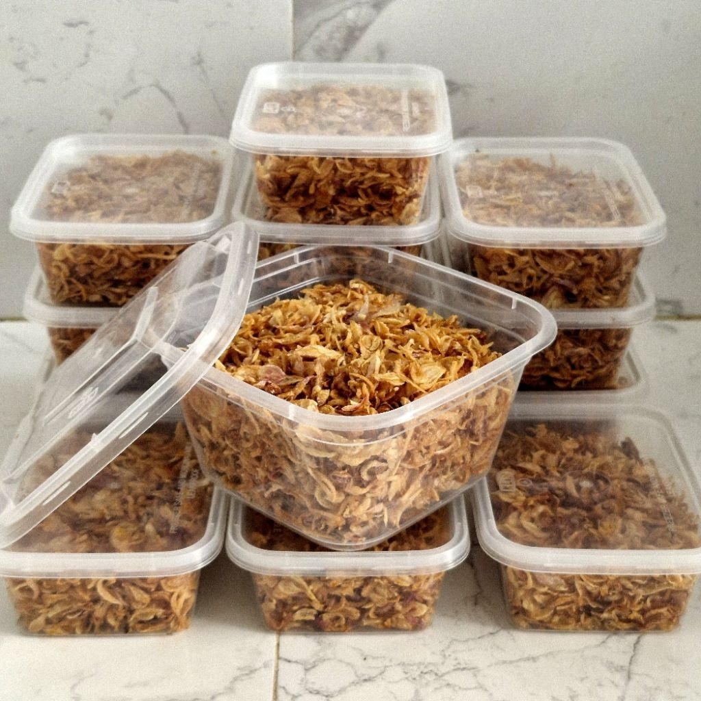 Bawang Goreng 100 Gram | Renyah Asli Solo 100% Tanpa Campuran | Gurih Wangi Tahan Lama | Homemade Pr