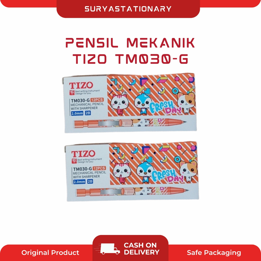 (PAK) Pensil Mekanik Tizo TM030-G / Mechanical Pencil Tizo TM030-G/ Pensil Isi Tizo