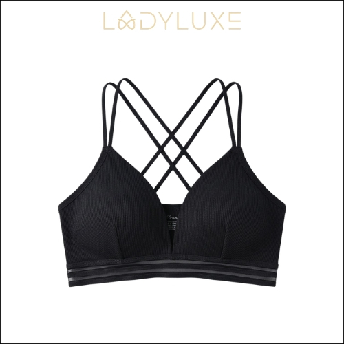 Ladyluxe - Br081 Bra | Bikini Bra Wanita BH Busa Super Ringan Tanpa Kawat Tali Silang
