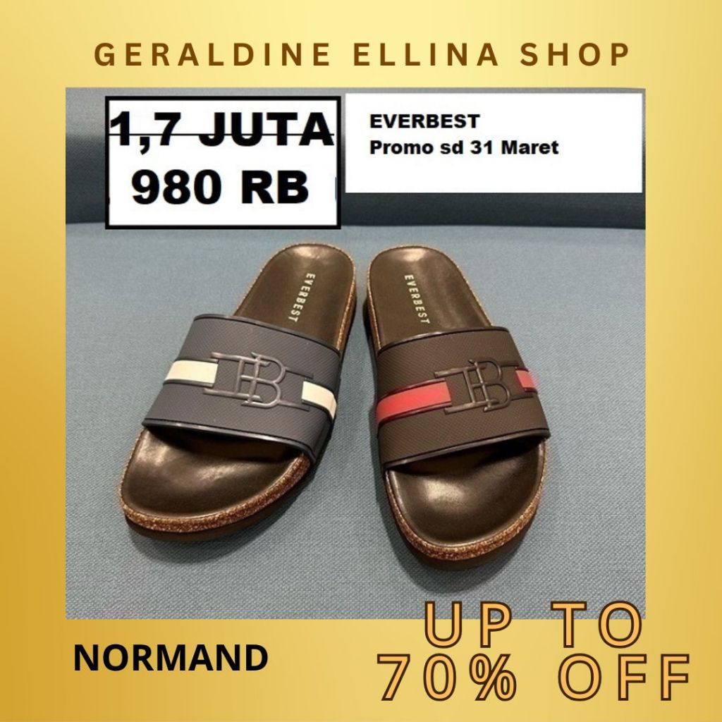 Sandal sendal EVERBEST pria original sale seri NORMAND