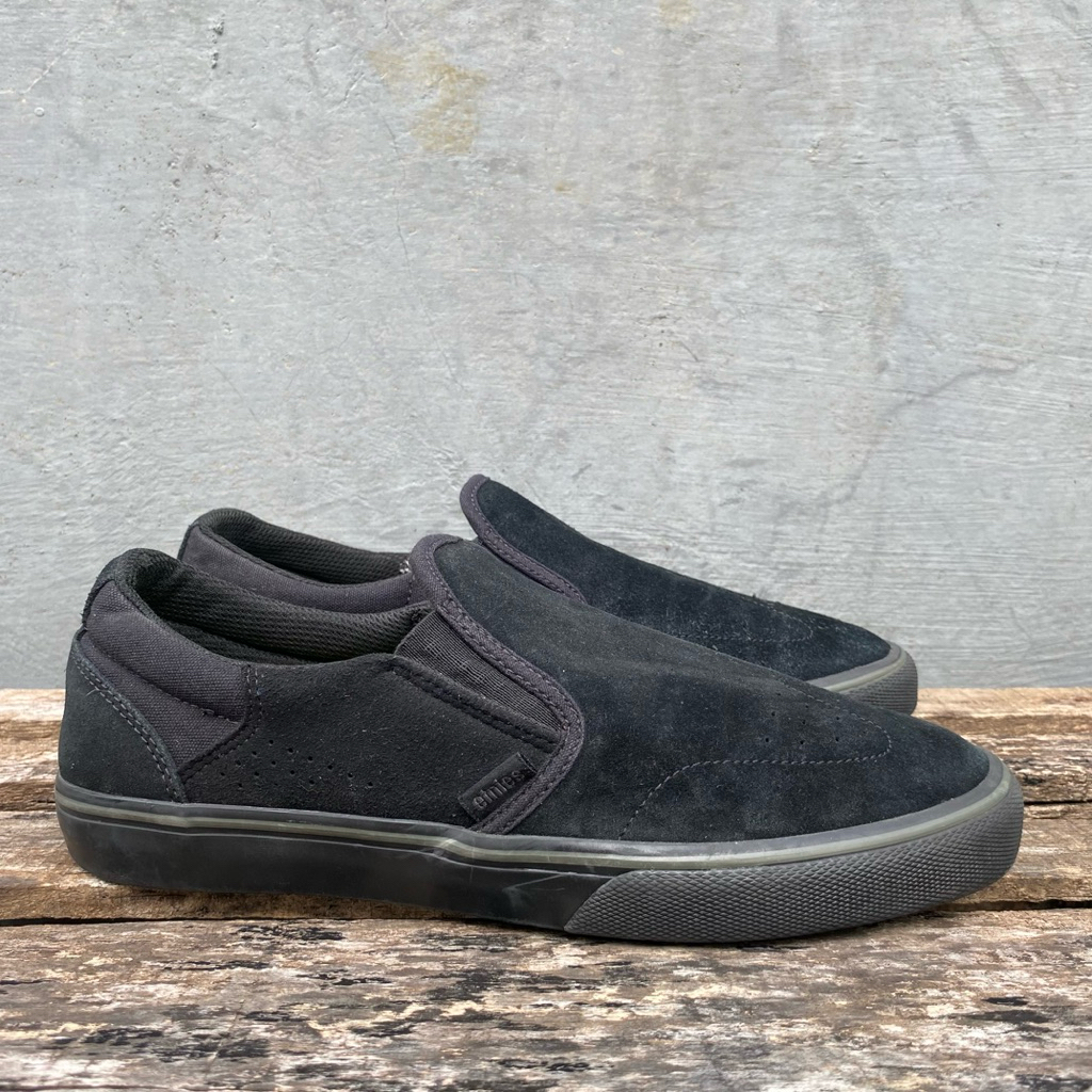 Sepatu etnies suede slip on shoes | etnies skateboard