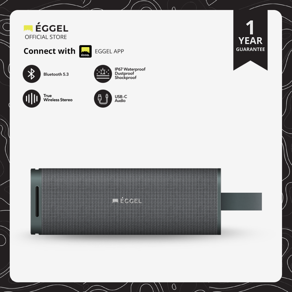 Eggel Active 3 Waterproof Action Portable Bluetooth Speaker