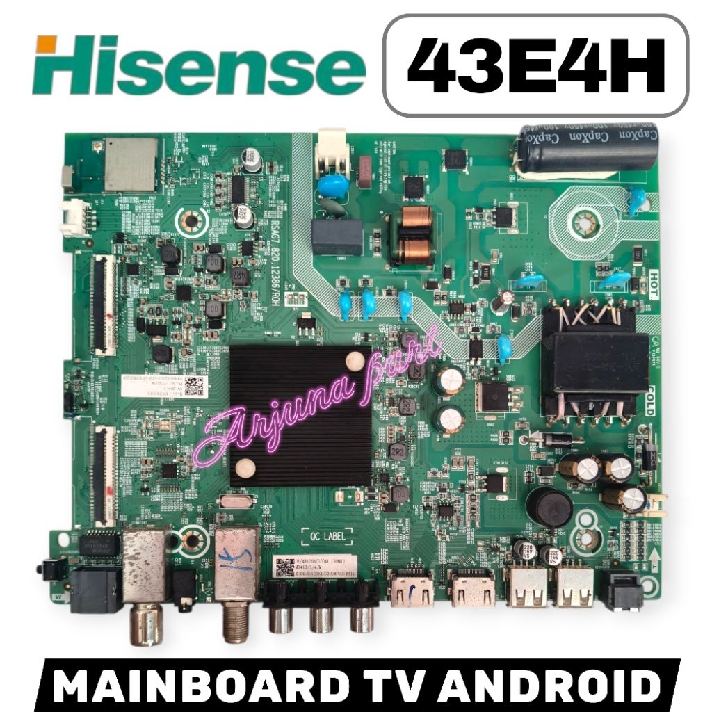 MB TV HISENSE 43E4H / MAINBOARD TV HISENSE 43E4H / MESIN TV HISENSE 43E4H / MODUL TV HISENSE 43E4H /