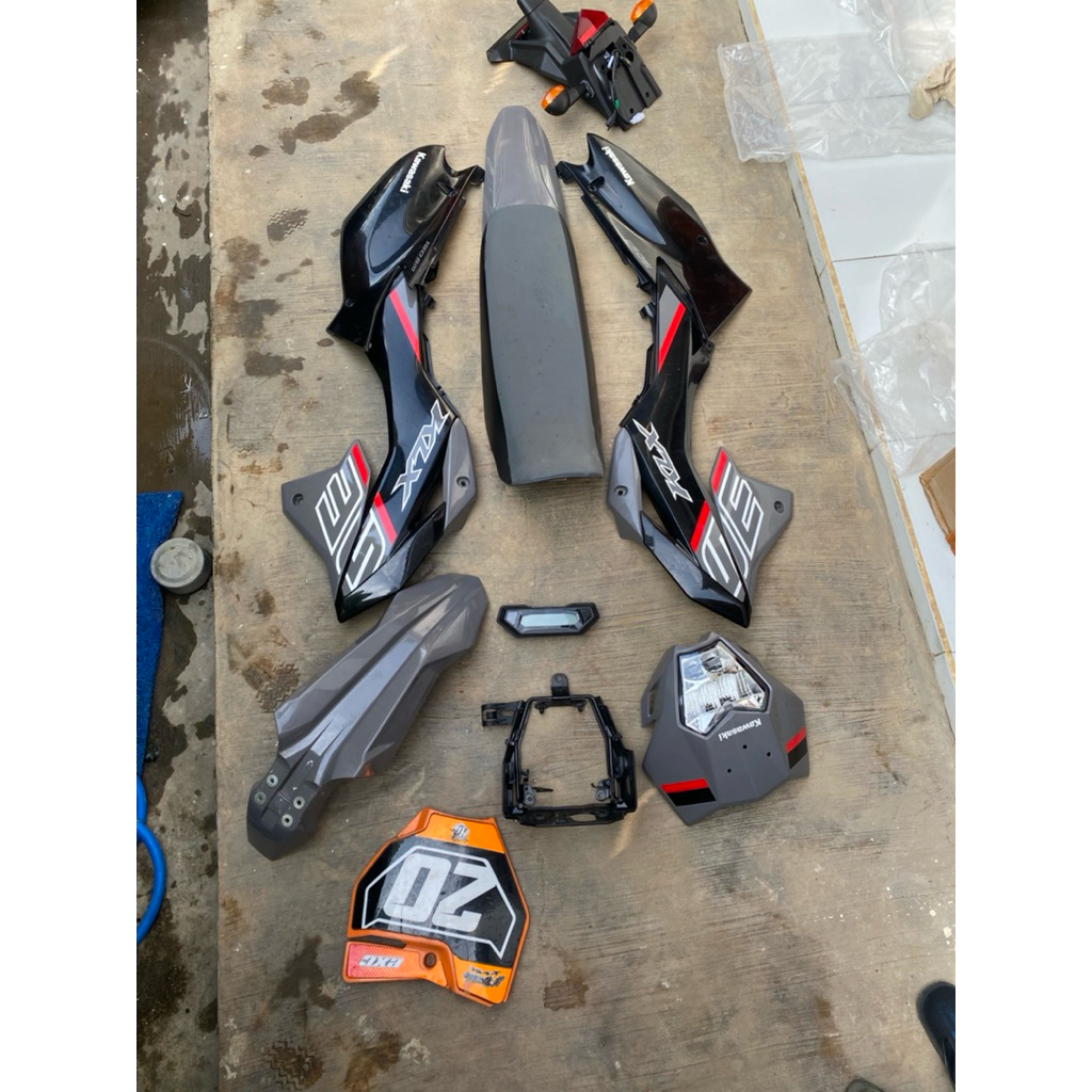 BODY FULL SET KAWASAKI KLX 150 SM SE TAHUN 2024 PNP KLX 150 BF KLX 150L KLX 150 OLD LAMA D'TRACKER b