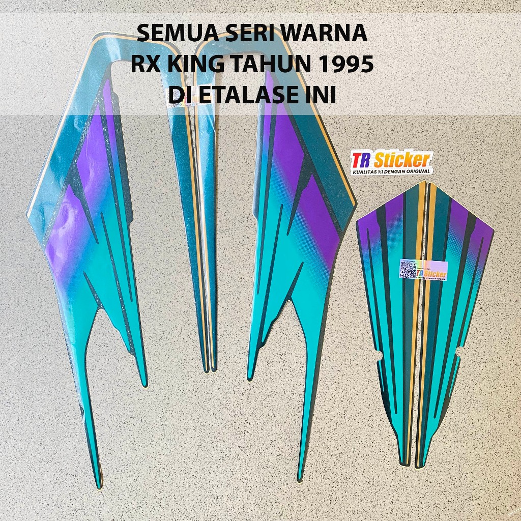 Striping Yamaha RX King 1995 Sticker Lis List Decal Yamaha RX-King 1995 Kualitas Original Laminasi