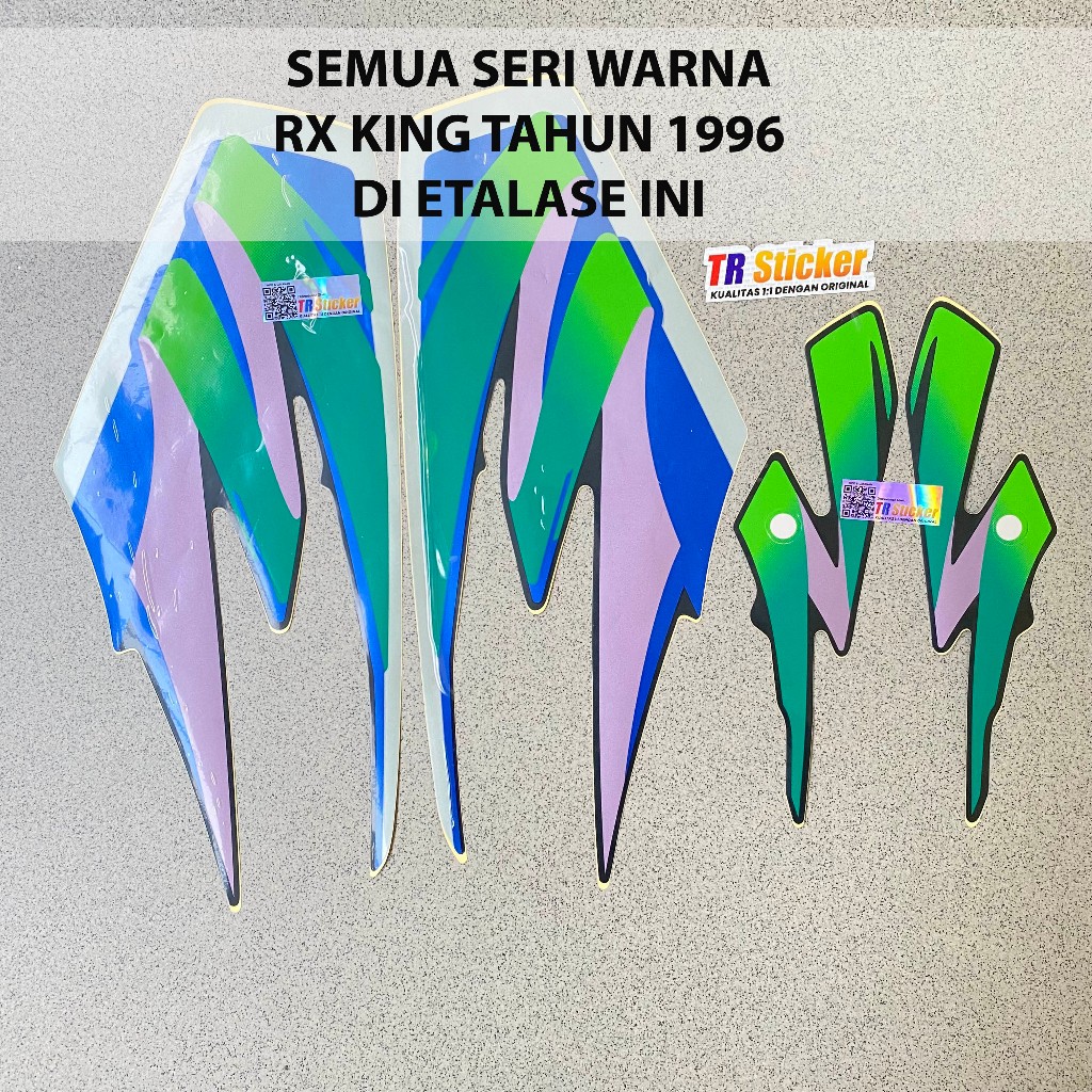 Striping Yamaha RX King 1996 Sticker Lis List Decal Yamaha RX-King 1996 Kualitas Original Laminasi