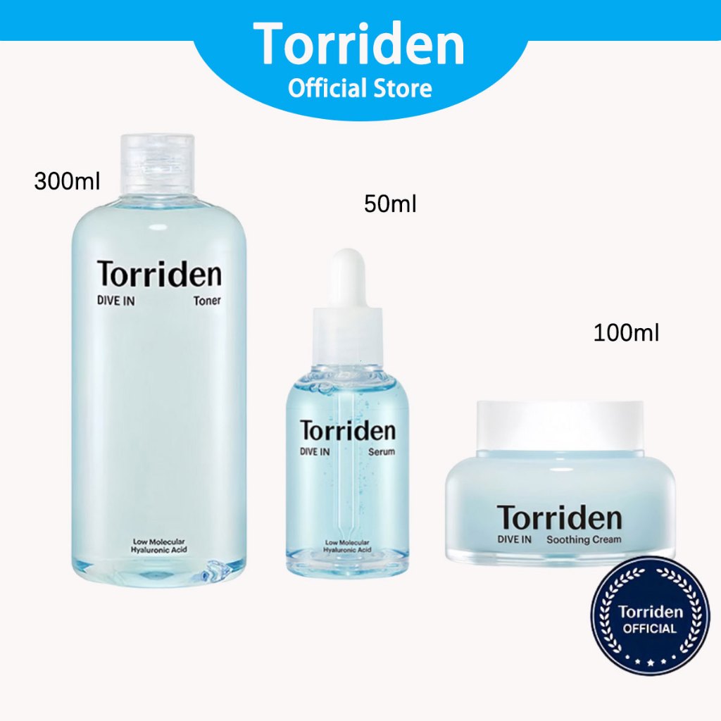 Torriden DIVE IN Toner Low Molecular Hyaluronic Acid Torriden Dive In Serum Torriden DIVE IN Soothin