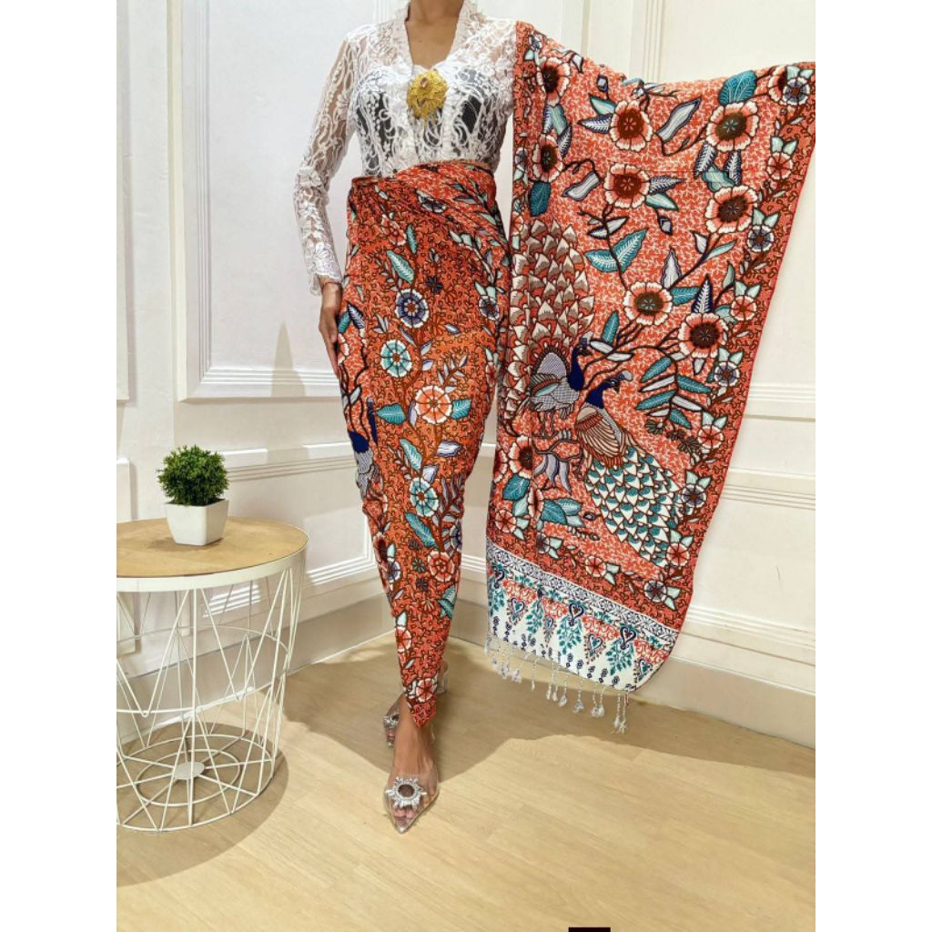 sutra paris set selendang motif ATBM