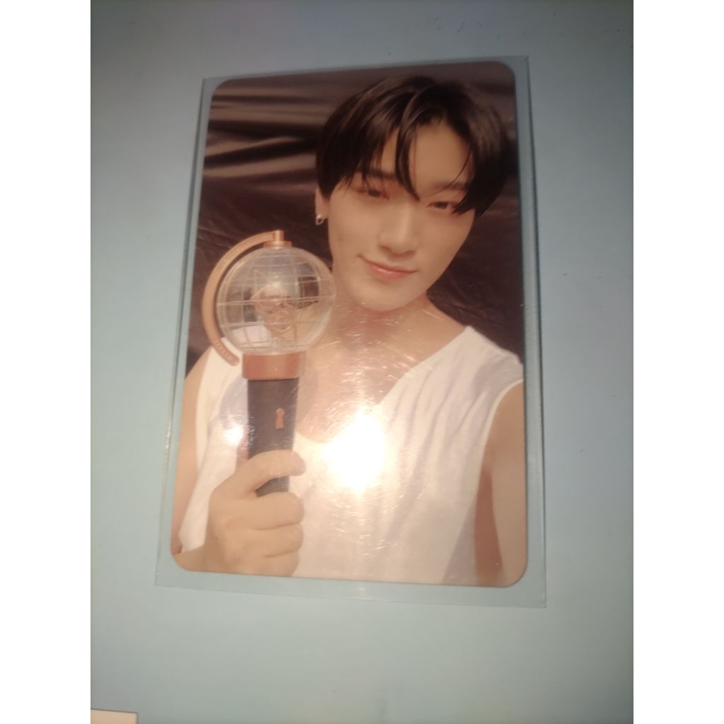 PHOTOCARD CHOI SAN PC SET LIGHTSTICK POB VER.1 LIGHTINY ATINY ATEEZ