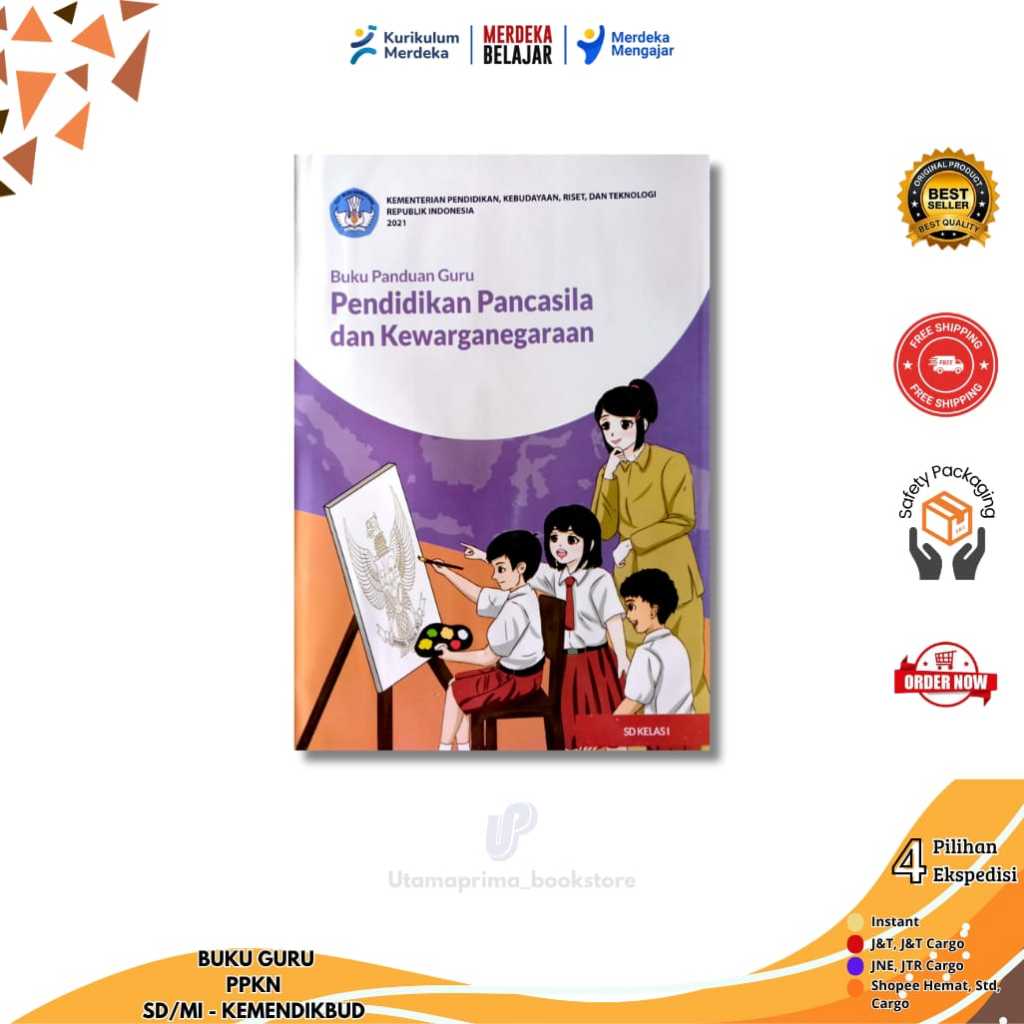 BUKU GURU PKN KURIKULUM PENGGERAK-MERDEKA KELAS 1 SD/MI