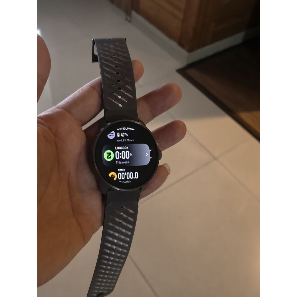 suunto race s titanium seri original unit black preloved not forerunner fenix