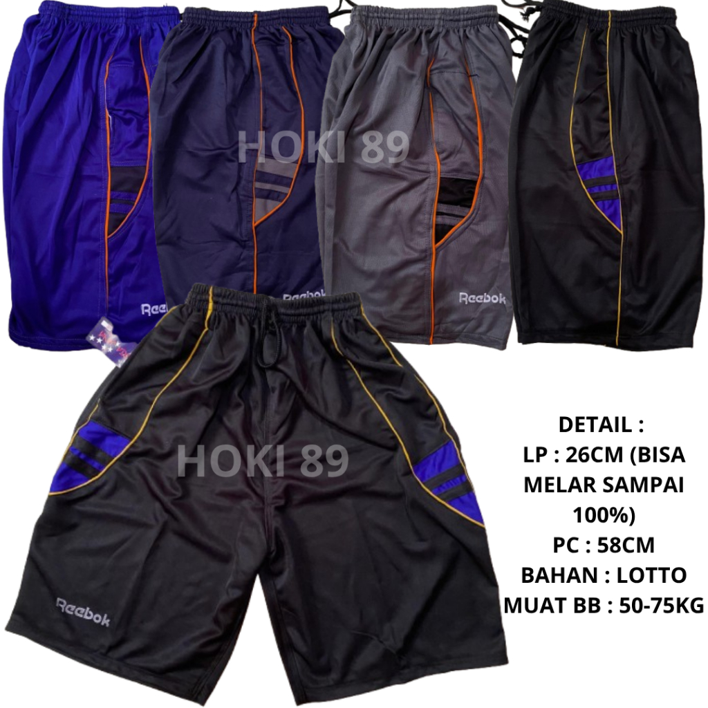 HOKI 89 TERLARIS!!! PAKET 4 PCS 100 RIBU CELANA KOLOR COWOK CEWEK JUMBO BB 50-75KG BAHAN LOTTO PREMI