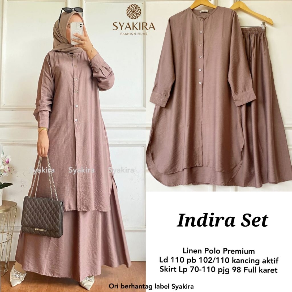 Alexa , Indira Setelan Wanita (Atasan&Rok) by Syakira