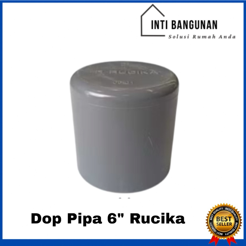 Dop Pipa 4” 4 Inch AW Rucika Tutup Pipa Plug Pipa Tebal Panjang