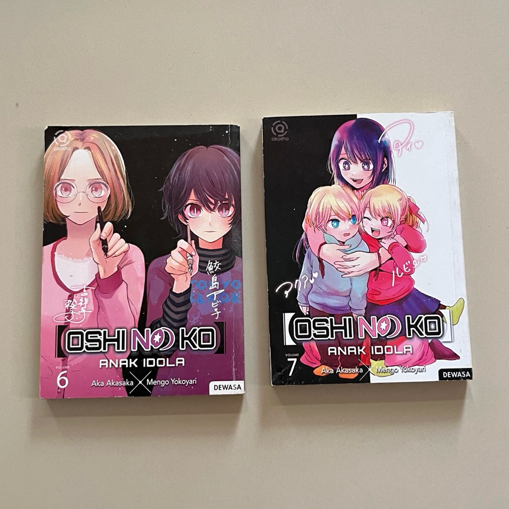 Preloved Komik Oshi No Ko - Anak Idola Vol. 6 dan 7