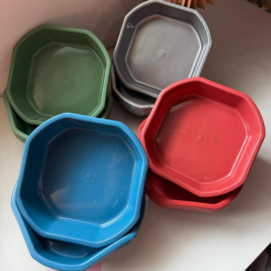 PAKET EKONOMIS Loyang Segi Serbaguna 1 Lusin 2 Lusin 3 Lusin Loyang Bokor Sodan Loyang Segi Plastik 