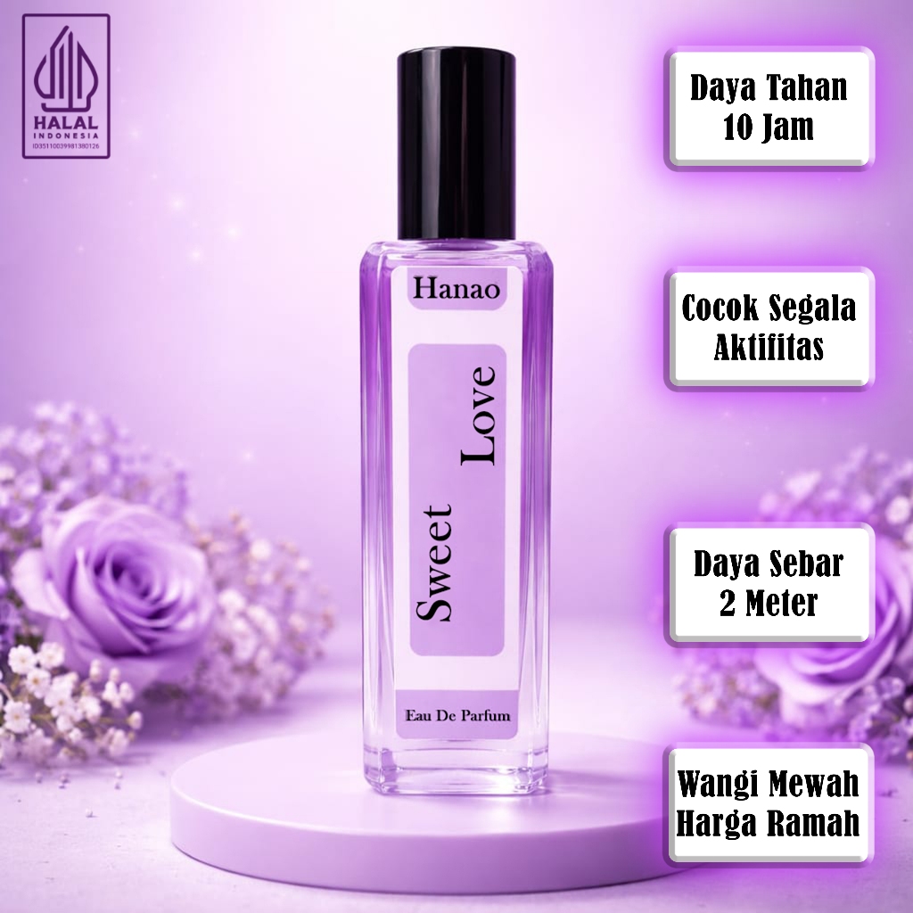 Hanao Sweet Love Parfum Cewek 50 ml