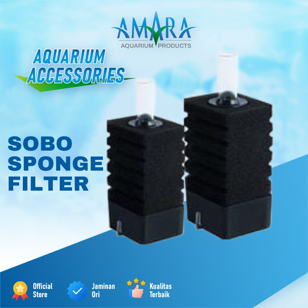 SOBO Sponge Filter SB-2601  / Saringan Biofoam Aquarium Aquascape SB-2602 / Filter Air Aquarium Spon