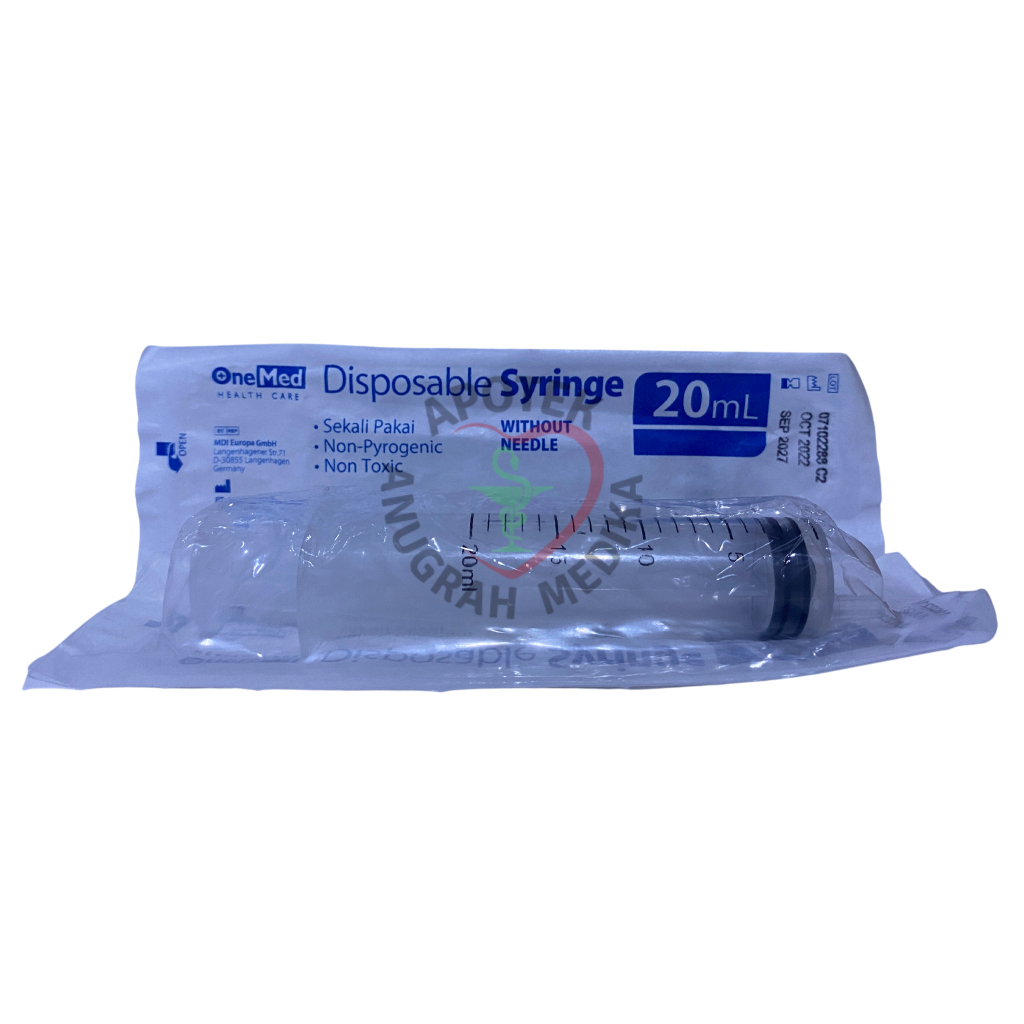 Disposable Syringe 20ml Spuit 20cc Spoit 20cc Jarum Suntik 20cc