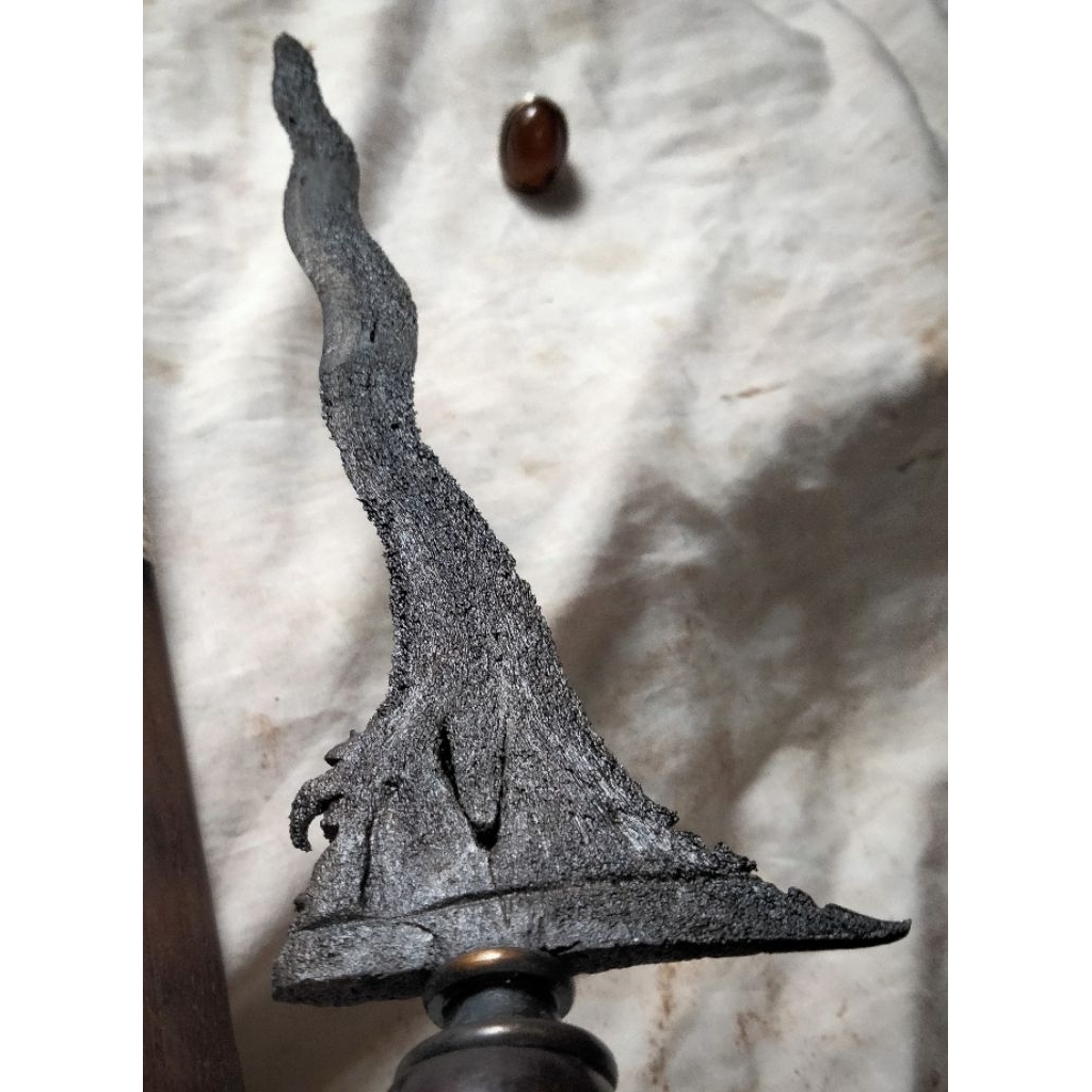 keris sepuh sempono bungkem luk 7 pitu lungan pamor mrambut banyu mili est tangguh pajajaran awal te