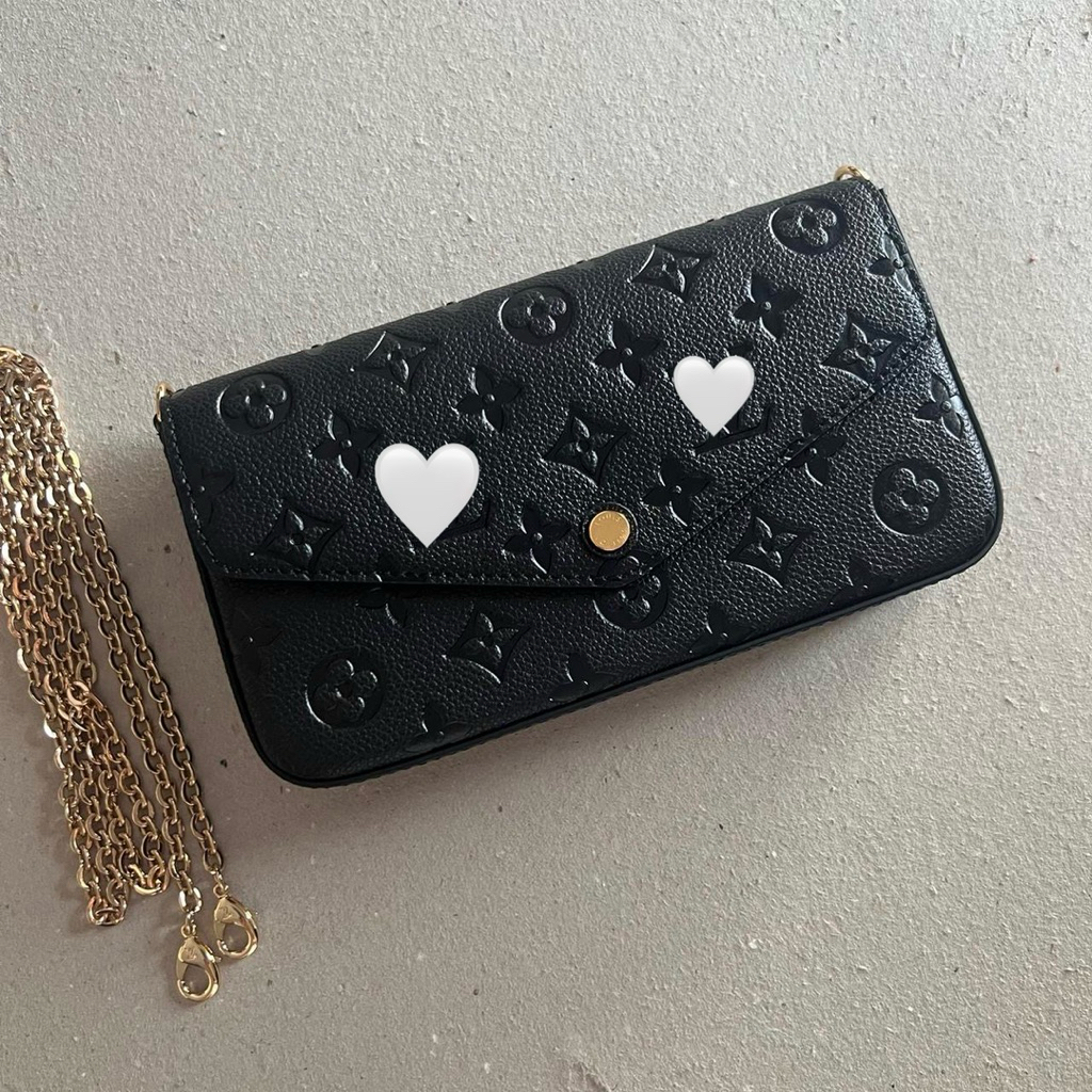 Felicie Pochette Monogram Empreinte Noir