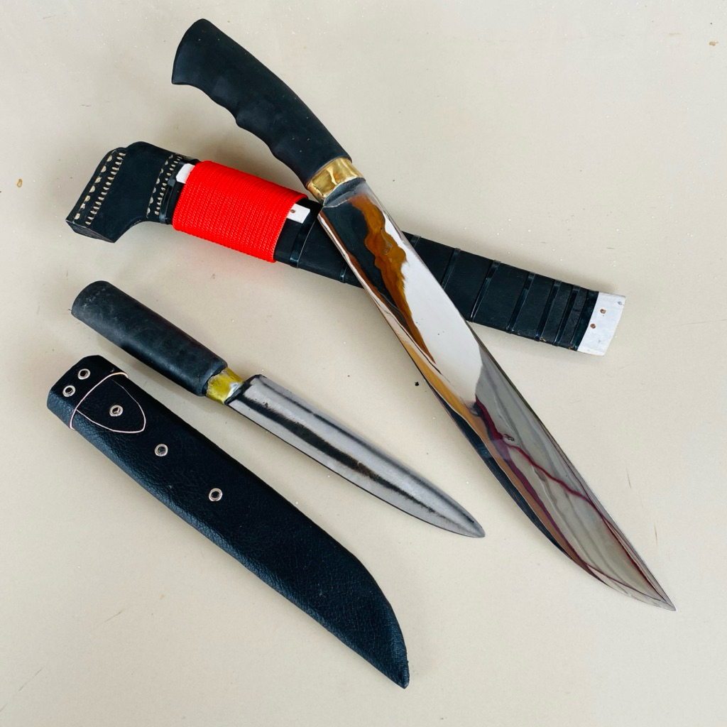 {Cod} Pisau Golokk Sembelihan Super Tajam Bonus Pisau Seset Asli Banten