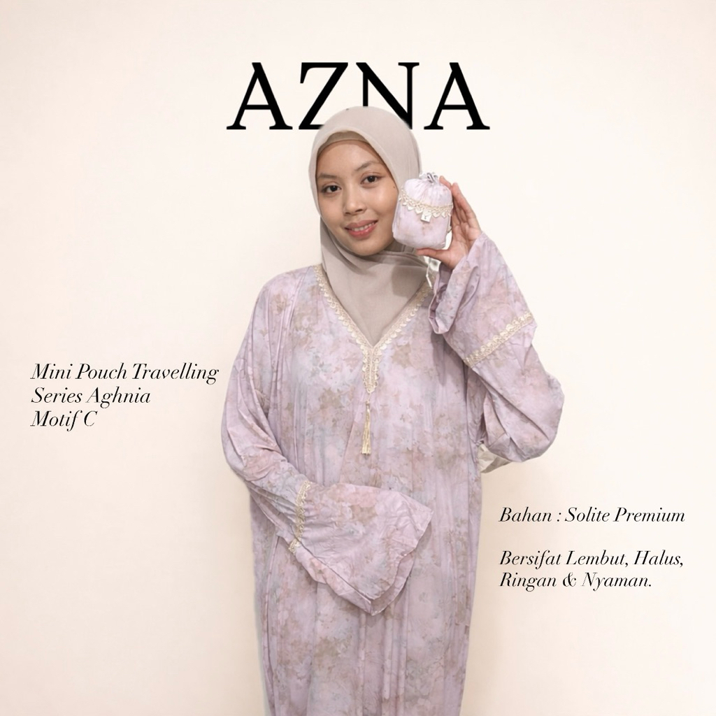 Mukena Abaya Travelling Solite Parasut Korea by Azna