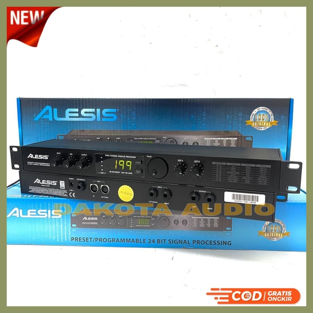Promo Audio Effect Vocal Alesis Microverb 4 Made In USA Original Asli Made USA Efek Vokal Microverb 