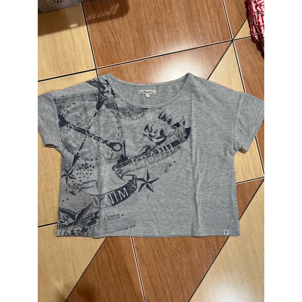 crop top wrangler preloved