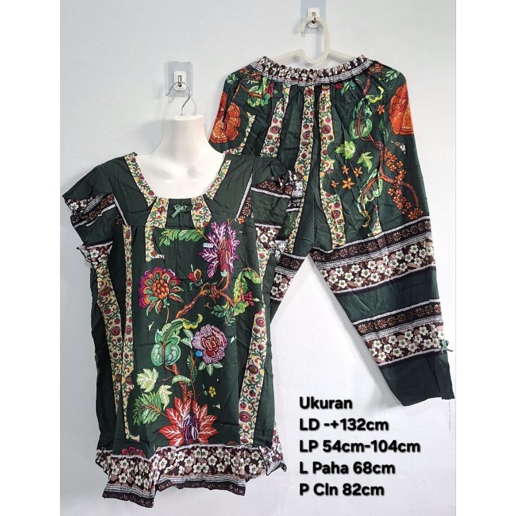 Baju Tidur Setelan Elok celana 7/8 Setelan Celana 7/8 Baju Tidur Elok setelan 7/8