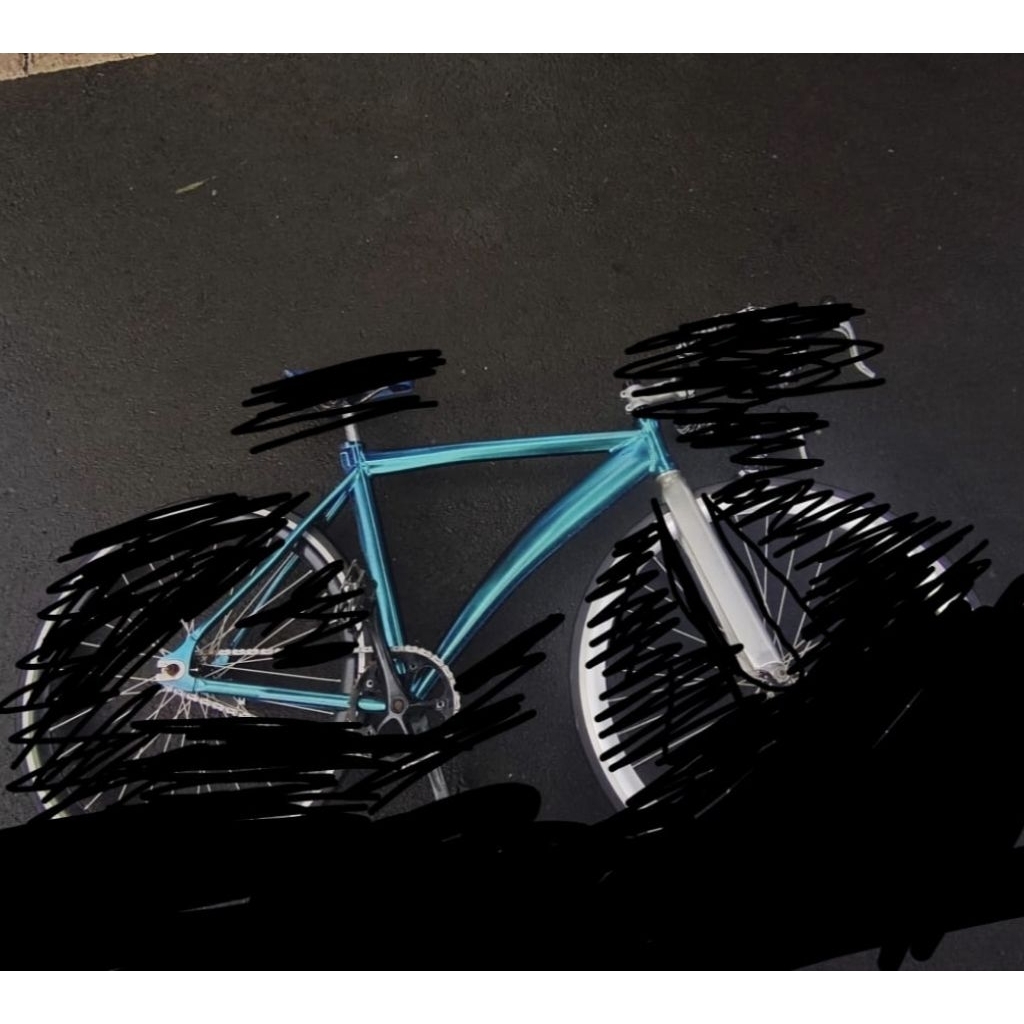 frame set fixie alloy