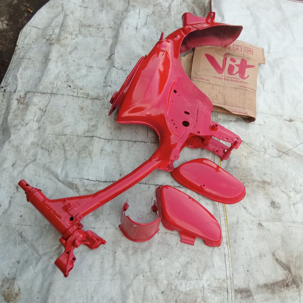 rangka tangki T segitiga honda Astrea grand legenda prima custom c70 pnp mesin kph Kirana kharisma S