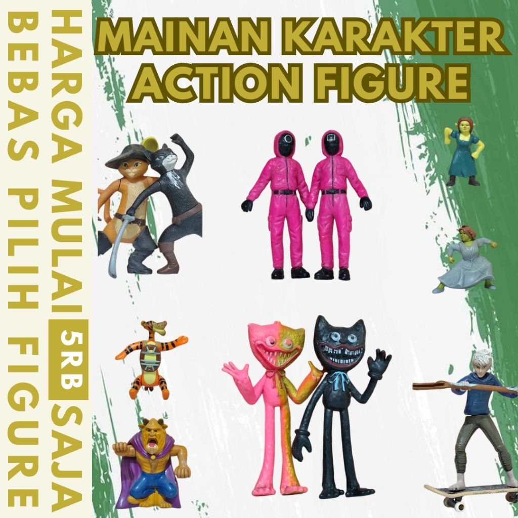 Mainan Figure Anak Cowok Cewek Murah Second Pajangan Action Figure Display MCD Brand Disney Pixar Ma